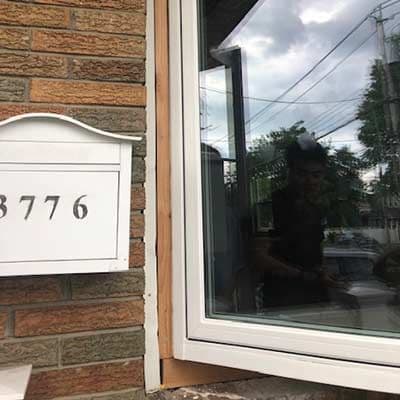 A Window Installed With No Flashing