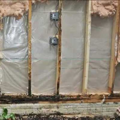 Water Damaged Framing